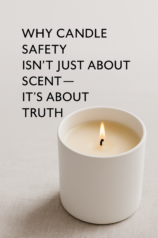 Why Candle Safety Isn’t Just About Scent — It’s About Truth