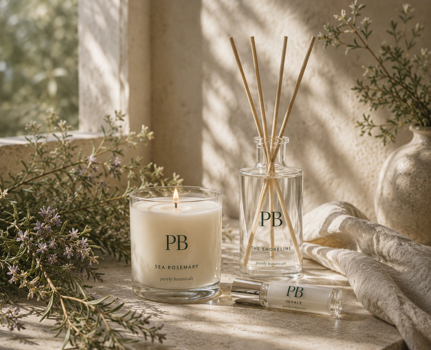 Sea Rosemary Candle