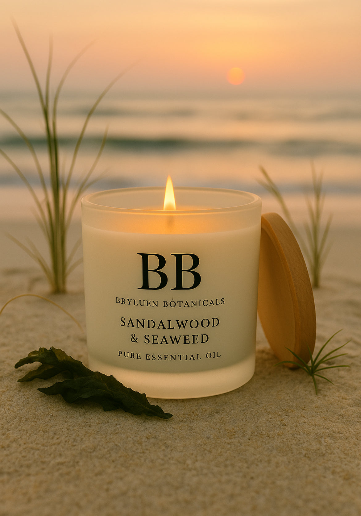 Sandalwood And Seaweed. A Calming Coastal Escape