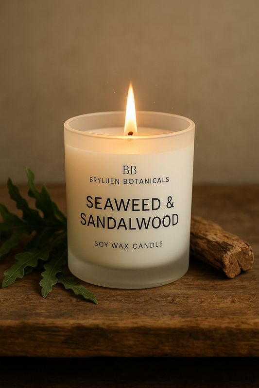Sandalwood And Seaweed. A Calming Coastal Escape