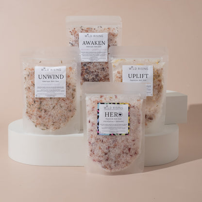 Awaken - Lavender, Jasmine and Rose Bath Salts 125g